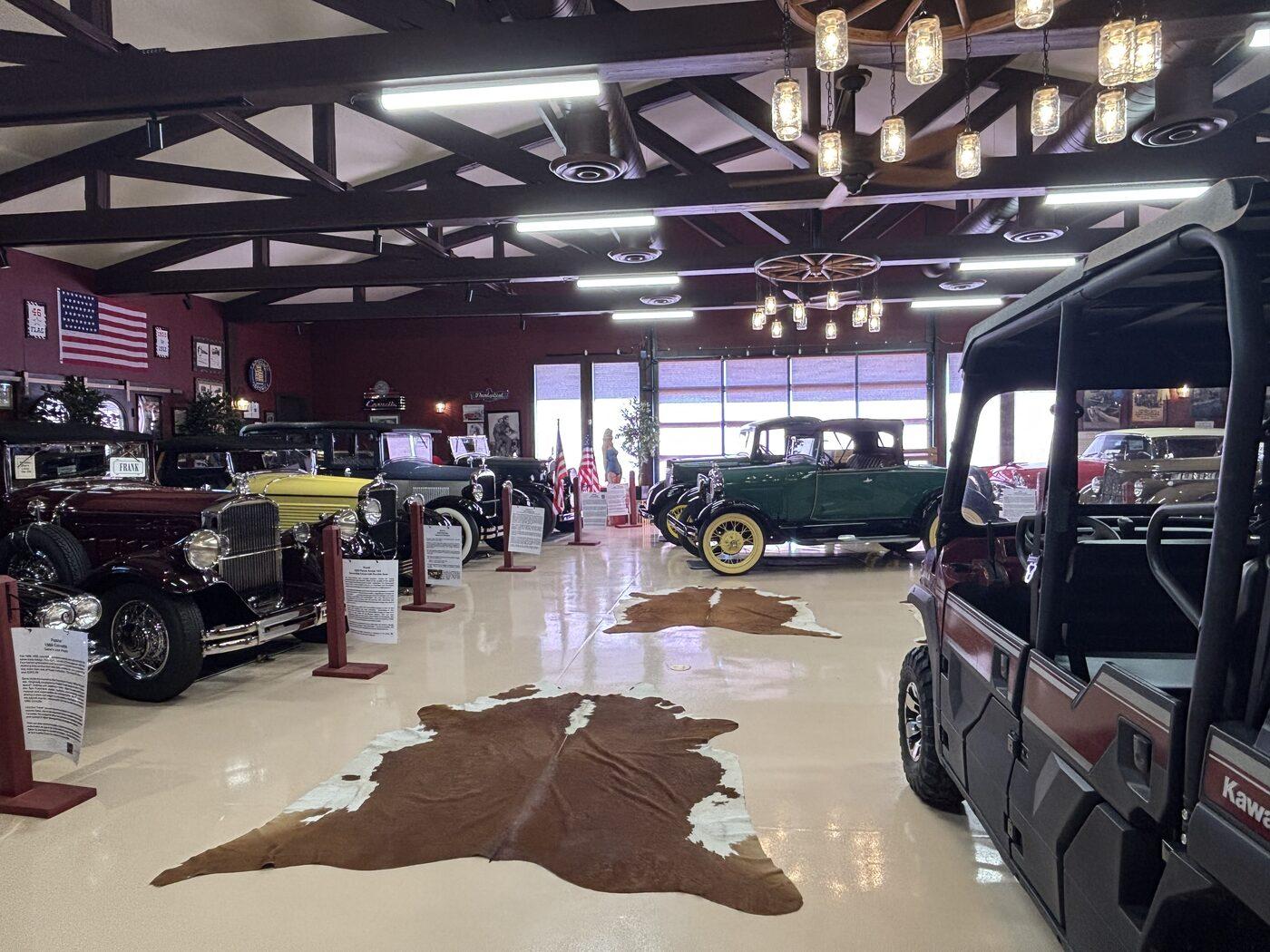Classic cars on display at the Accelebrate car show